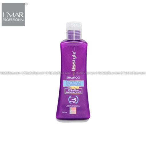 Lisstyle Shampoo Keratina y Aminoacidos Paso 3 L'mar