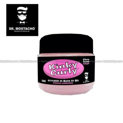 Kinky Curly Activador de Rizos en Gel SR. Mostacho