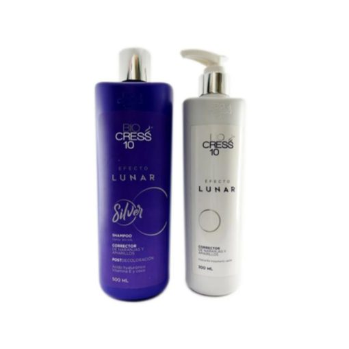 Bio Cress 10 Kit Shampoo + Tratamiento Efecto Lunar
