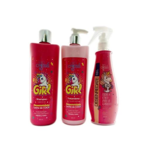 Kit Girl Shampoo + Tratamiento + Desenredante