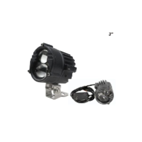 EXPLORADORA DE 3" DE COLOR AMARILLO EN BAJAS Y COLOR BLANCO EN ALTAS DE 80W  12.000 LM