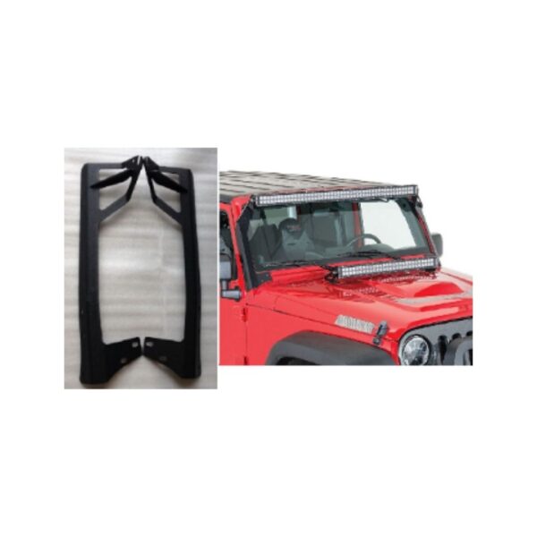 BRAZOS O BRAKES PRA INSTALACION DE EXPLORADORAS  PARA CAMPEROS 2007-2017 Jeep JK Wrangler Mounts Fit Straight 50" Bar
